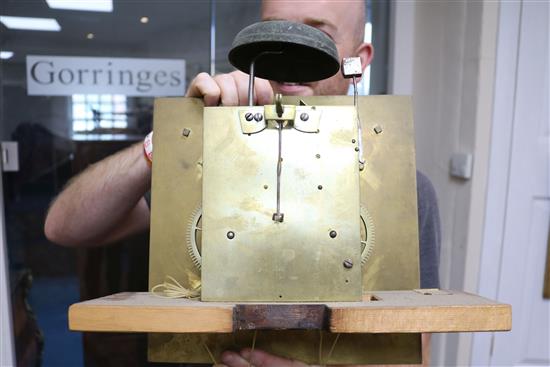 Canetty Clarke of Ditchling. A George III longcase clock, H.7ft 2in.